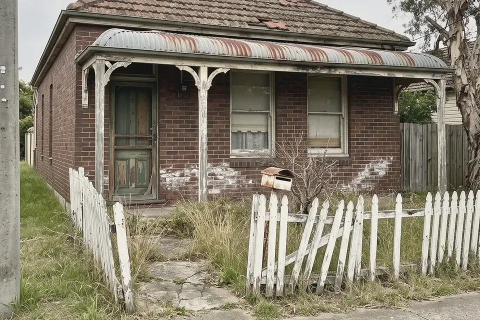 Cottage to two-storey home, before